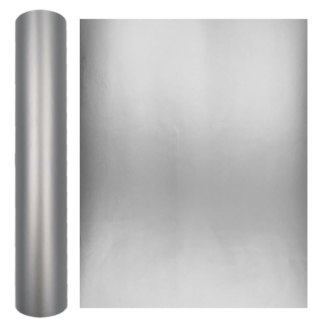 PVCS Matt Metal Self-adhesive Vinyl Heat Transfer Film Iron On DIY Home Sticker