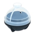 thumbnail image 2 of Molde redondo para hacer bolas de hielo para cócteles de whisky | Molde de silicona reutilizable con tapa | Esfera de hielo grande de fusión lenta para bebidas, 2 of 6