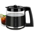 thumbnail image 1 of Olla de reemplazo de jarra de vidrio de 12 tazas, compatible con modelos de cafetera Hamilton Beach 46310, 49976, 49966, 49350, 49957, 49954, 49933, 49980A, 49980Z, 49983, 49618, 46300 y 49950., 1 of 9