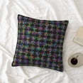 thumbnail image 4 of LNWH Decorative Pillow Covers, Colorful Geometric Prism Abstract Square Sofa Decorative Knit Pillow Case, 20"x20", 4 of 8