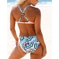 thumbnail image 4 of Ensembles de Bikini Rehausseur pour Femmes, Maillots de Bain 2 Pcs, Maillots Patchwork, 4 of 6