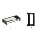 thumbnail image 5 of Portarrollos de papel higiénico multifuncional Cateissary negro, 5 of 6