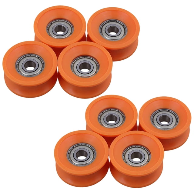 8 Pcs Roulements Scellés en Plastique 6X30X13mm Acier 606ZZ Rainure Profonde Guide Poulie Rail Roulement à Billes