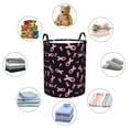 thumbnail image 4 of Balery Breast Cancer Awareness Cesta de ropa redonda con asas, impermeable, independiente, para ropa, juguetes, dormitorio y familia-Small, 4 of 6