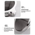 thumbnail image 4 of Charlodey Double Layer 304 Stainless Coffee Filter Coffee Filter Honeycomb Precision Funnel Home and kitchen, 1 filter (L), 4 of 5