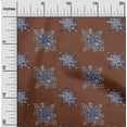 thumbnail image 1 of oneOone Cotton Cambric Fabric Floral Block Printed Fabric 1 Yard 56 Inch Wide, 1 of 4