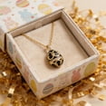 thumbnail image 4 of LEFTHIGH Home Easter Egg Pendant Necklace Enamel Zircon Glamour Copper Gold Chain Spring Jewelry Women Elegant Polished Holiday Gift Party Daily Wear 45cm Home Decor, 4 of 7