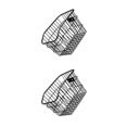 thumbnail image 3 of Yuarrent Portable Bike Rear Basket Waterproof for Mountain Shopping Bike con reflector 2Conjunto, 3 of 6