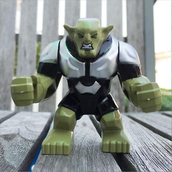 2023-7.5cm Green Goblin Superhero Large Building Blocks Minifigures Children's Role-playing Toysa