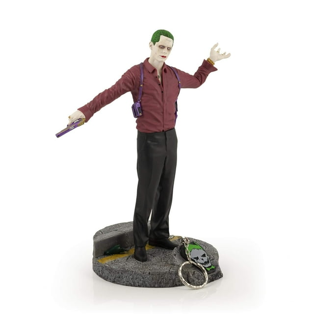 Llaveros Statue DC Suicide Squad Joker Finders de 25 cm con llavero