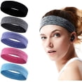 thumbnail image 1 of ZHAOCHENG cintas para la cabeza de fitness para mujeres, cintas para la cabeza deportivas para hombres y mujeres, cintas para la cabeza absorbentes del sudor para hombres y mujeres, cintas para la cab, 1 of 5