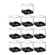 thumbnail image 4 of 10 Uds. Vitrina de piedra cuadrada, caja de plástico transparente, vitrina de muestras de cristal, vitrina de colección en miniatura, vitrina de colección de joyas, 4 of 6