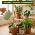 thumbnail image 2 of Watering Can for Indoor Plants, 35oz/1000ml Metal Stainless Steel Small Watering Can with Long Spout for House Plants Succulents Bonsai Indoor Gardening - Sage Green, 2 of 7