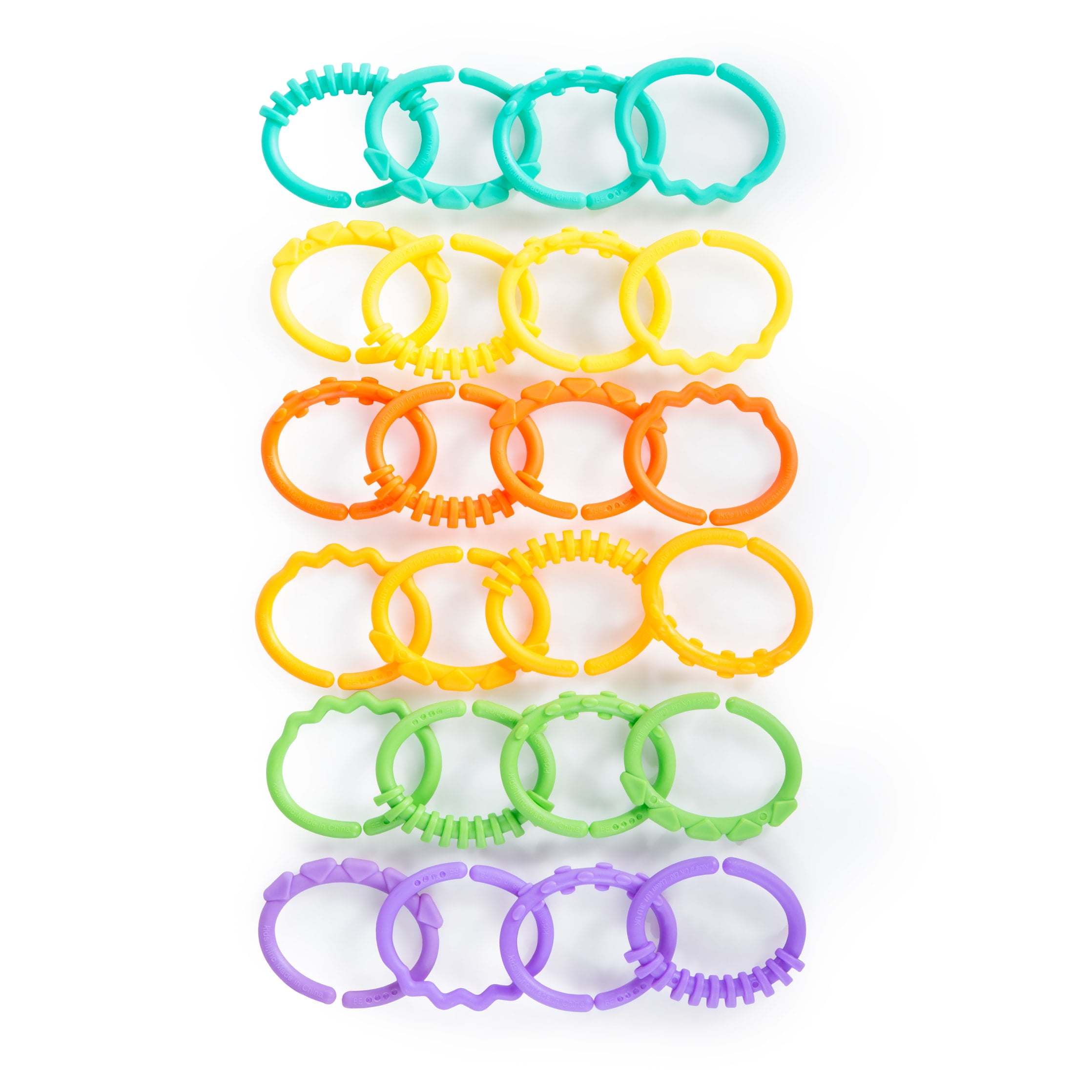 Bright Starts Lots of Links Take-Along Toys, Ages Newborn +