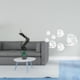 thumbnail image 2 of Figura Abstracta De Escalera De Resina Y Pez, Arte Decorativo De Pared Con Espejo Acrílico, Artesanía Para Estantería, Escritorio, Mesa, Sofá O Fondo De TV., 2 of 8
