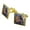Gold, variant on Warrior Maiden Zombie Undead Slayer Fantasy Square Cufflink Set - Silver or Gold