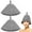 Grey, variant on MasteelfCA 2pcs Felt Sauna Hat Thickened Comfortable Shower Hat Lightweight Indoor Sauna Supply Comfort Cap Replacement Bathing Cap