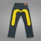 thumbnail image 1 of Pantalones vaqueros rectos Retro para hombres, jeans sueltos con estampado de personalidad callejera, high street, Y2K, hip-hop, gótico americano, pantalones de calle para parejas, 1 of 7