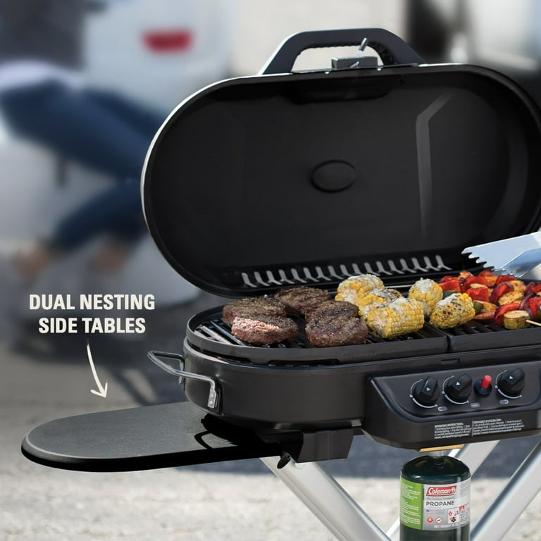 Coleman RoadTrip 285 Standup Propane Gas Grill, Green - Walmart.com
