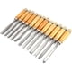 thumbnail image 2 of Wood Chisel Sets Wood Chisel Set Hand Tool Wood Lathe Grooving Tools Wood Rasp (12pcs), 2 of 5