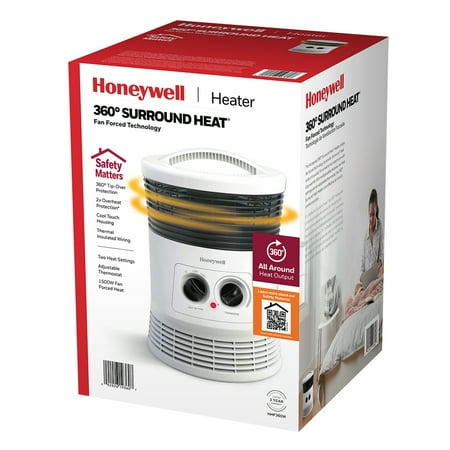 Honeywell 360 Degree Surround Heater, HHF360W, White