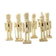thumbnail image 4 of 6 Cascanueces de madera para hacer tú mismo para Navidad, figuras de cascanueces sin pintar, regalos de Navidad para sala de estar y chimenea., 4 of 9