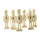 thumbnail image 4 of 6 piezas de cascanueces navideños de madera para hacer tú mismo, figuras de cascanueces sin pintar, adornos navideños de escritorio para el hogar., 4 of 8