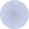 thumbnail image 1 of Ahgly Company Machine Washable Indoor Round Transitional Denim Blue Area Rugs, 6' Round, 1 of 7