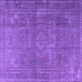 thumbnail image 1 of Ahgly Company Indoor Square Persian Purple Traditional Area Rugs, 4' Square, 1 of 4