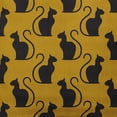 thumbnail image 2 of Simply Daisy 18" x 18" Spooky Cats Indoor/Outdoor Polyester Throw Pillow, Autumn Gold, 2 of 3
