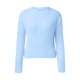 thumbnail image 4 of Suéter grueso suelto de punto Gibobby Manga larga Cuello Redondo informal para Mujer azul S, 4 of 5