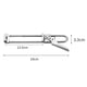 thumbnail image 5 of Botella de vidrio, tarro, cocina, buena tapa, accesorios, abridor de acero inoxidable, abridor manual ajustable, extractor de tarros de acero, cocina, comedor y bar, 5 of 8
