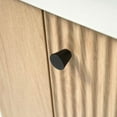 thumbnail image 6 of Resenkos 21.6" Freestanding Modern Bathroom Vanity with Ceramic Sink, Right-Door Wood Grain Cabinet, Open & Closed Storage for Small Bathrooms - Brown, 6 of 20