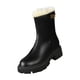 thumbnail image 5 of Botas De Invierno Para Mujer Botines Con Cierre De Cremallera Casual Zapatos Antideslizantes 38 Negro Sunnimix botas de nieve, 5 of 8