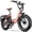 Pink, variant on vefreedom Electric Biycle for Adults with Peak 750W Motor, 48V 20Ah Removable Battery Fast Ebike,20" x4.0 Fat Tire Commuting Electric Mountain Bike,7-Speed, Step-Thru Bicycle