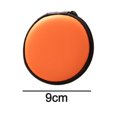 thumbnail image 2 of Earphone Carry Case, Small Round Pocket Earbud Travel Carrying Case with Zipper for Smartphone Earphone, Wireless Headset, USB Cable, SD Cards Storage Bags, Masks and More, 2 of 5