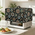 thumbnail image 2 of TSOVTHRID Boho Mandala Floral Print Toaster Oven Cover Dust-Proof Microwave Oven Cloth Cover with Handle Heat-Resistant Kitchen Machine Covers Case Protections Protector, 18.25"W x 14.5"D x 11"H, S, 2 of 7