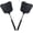Black, variant on NAOJIE Fly Swatter,Fly Swatter for Indoors,Fly Swatter Manual,Plantain Retractable Fly Swatter Stainless Steel Non-Slip Handle Household Manual Fly Swatter-2pc-Black