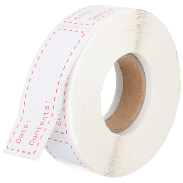 Shisuyan Papier Autocollant Rouge 500 par Rouleau 2 Rouleaux 3.7x3.7in