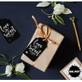 thumbnail image 4 of Inkdotpot Silver Foil Paper Hang Tags Love Is Sweet Wedding Favor Tags 100 Pack, 4 of 6