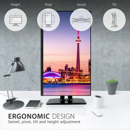 ViewSonic - 27 LCD 4K UHD Monitor (DisplayPort USB, HDMI) - Black