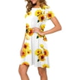 thumbnail image 3 of PPYOUNG Women's Summer Casual T-shirt Dresses Short Sleeve Boho Beach Dress, 3 of 7