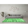 thumbnail image 3 of Ahgly Company Indoor Rectangle Oriental Emerald Green Industrial Area Rugs, 7' x 10', 3 of 4