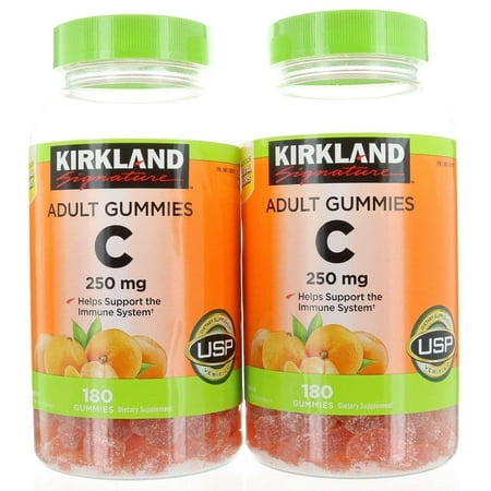 Kirkland Signature Vitamin C 250 mg., 360 Adult Gummies 2 Pack