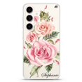 thumbnail image 1 of Pink Watercolor Floral Samsung Galaxy Ultra Clear Case,iPhone 16 Pro Max, 1 of 5