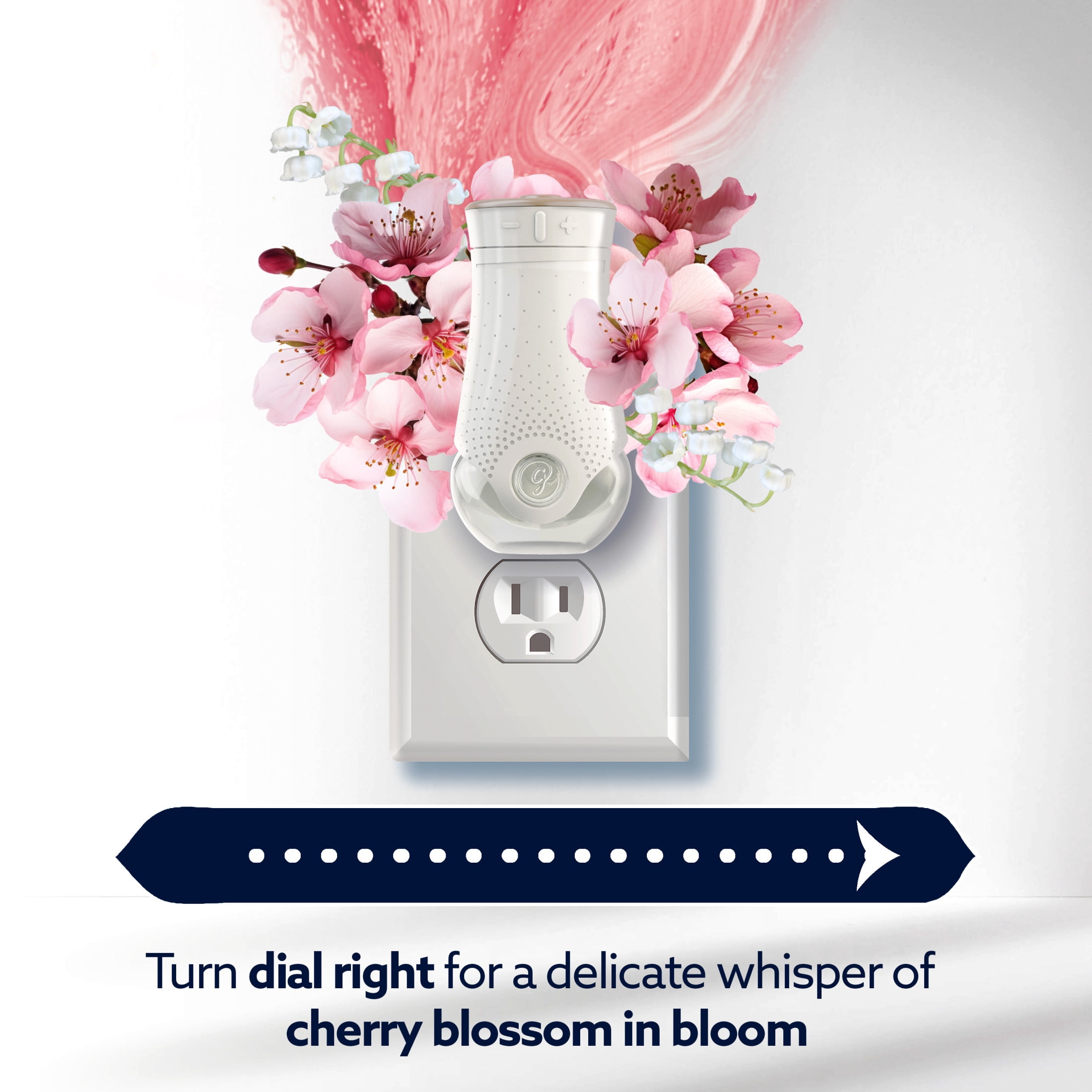 Glade® PlugIns® Refills with CustomScent Technology, Melon & Cherry Blossom, 2 Refills