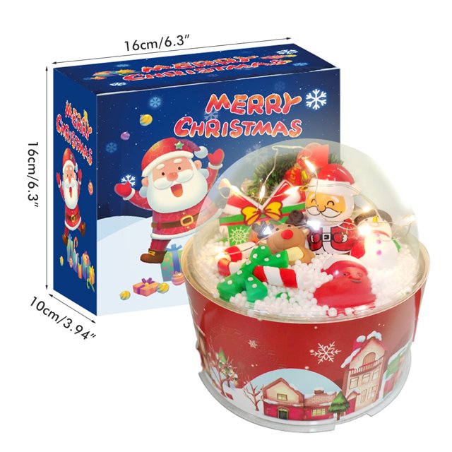 Adornos Navideños Mini 14 Piezas NikouMX Globo de Nieve DIY