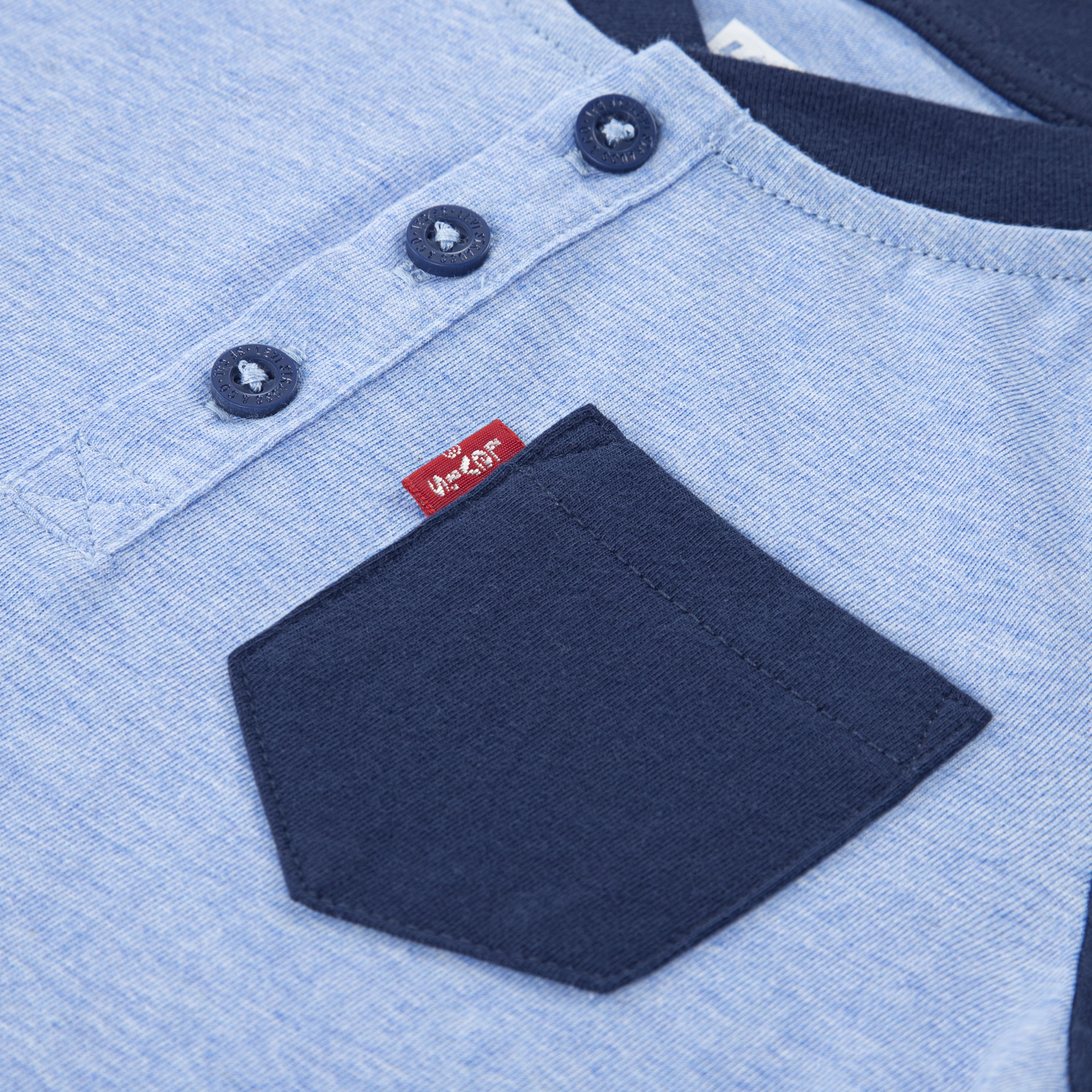 Levi's Toddler Boys Raglan Henley Tee & Cargo Short Set, Sizes 2T-4T