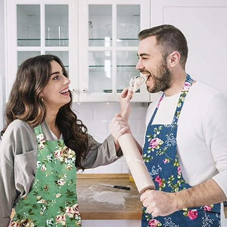 

Oalirro Kitchen Supplies Deals Clearance 2PC Adjustable Cooking Barbecue Kitchen Outdoors Apron with Two Pockets