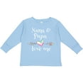 thumbnail image 3 of Inktastic Nana and Papa Love Me Heart Grandchild Boys or Girls Long Sleeve Toddler T-Shirt, 3 of 5